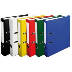 Classeur à Levier Simili en Couleur-32X28cm-5-5cm