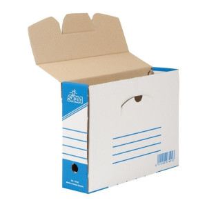 Boite Archive 33x25 Dos 8,5 Cm Standard En Carton Ondulé Blanchi