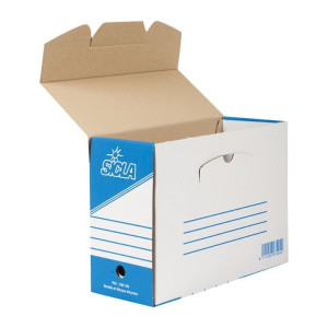 Boite Archive 39x29 Dos 16 Cm Gm Standrd En Carton Ondulé Blanchi