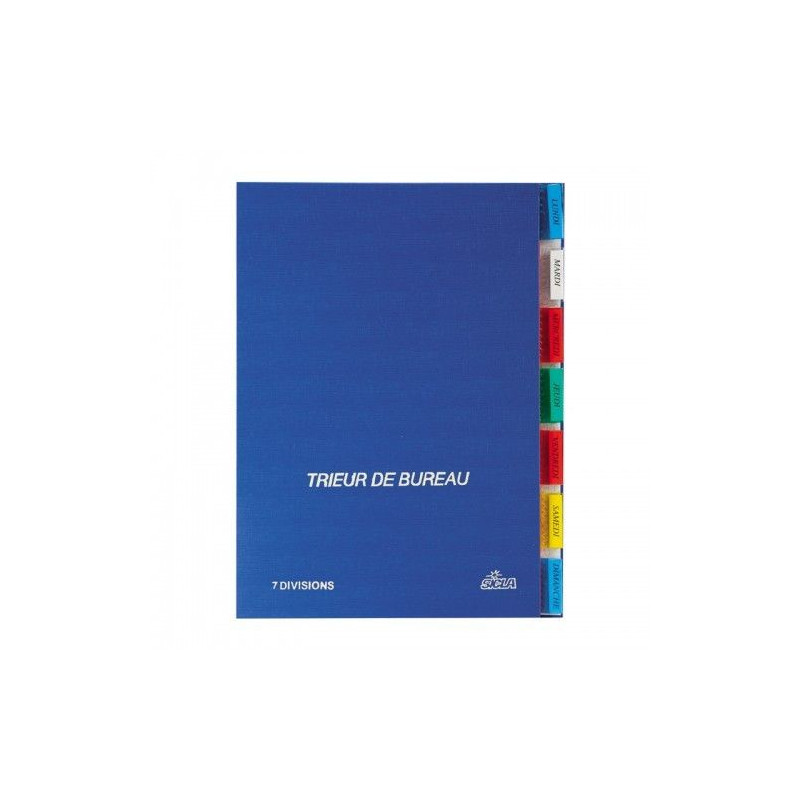 Trieur de bureau en simili cuir