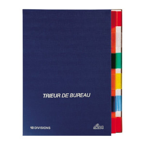 Trieur de bureau en simili cuir