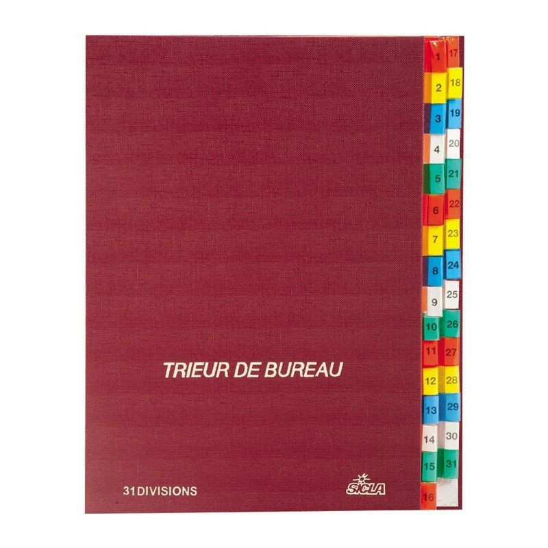 Trieur de bureau en simili cuir Trieur de bureau en simili cuir