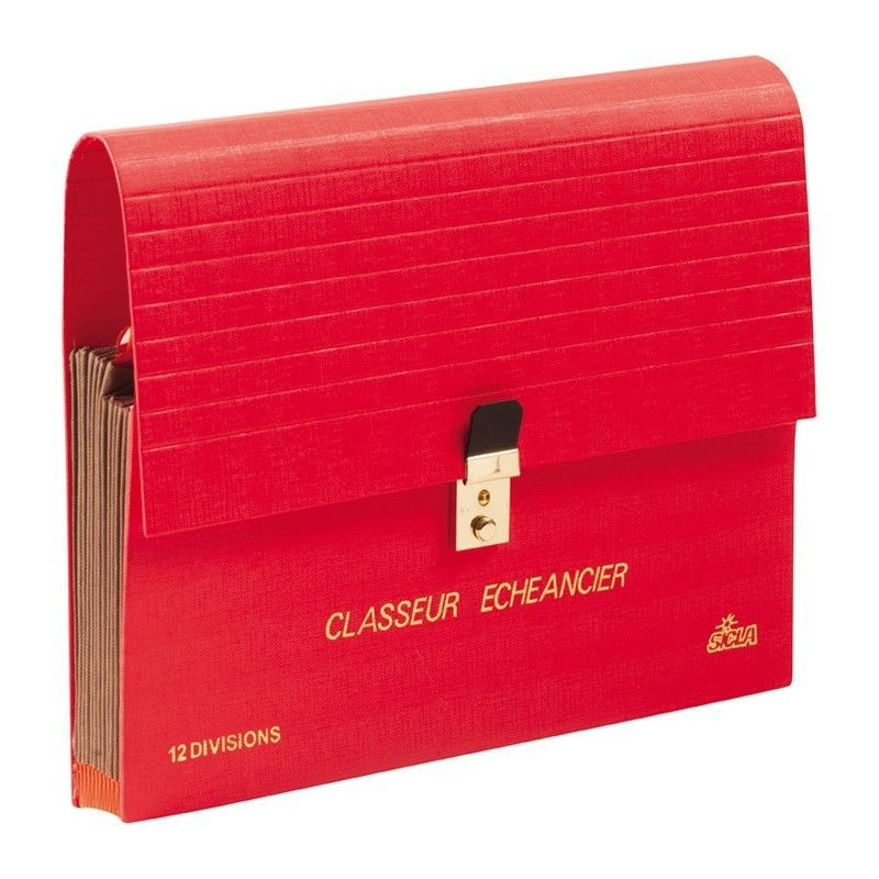 Classeur Accordéon Echéancier