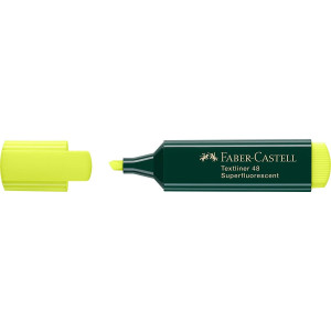 Faber-Castell 154807 Surligneur TEXTLINER 48, jaune