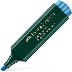 Faber-Castell 154851 Surligneur TEXTLINER 48, bleu