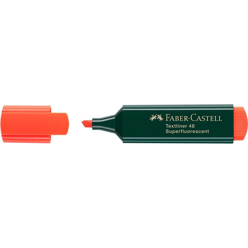 Faber-Castell 154815 Surligneur TEXTLINER 48, orange Faber-Castell 154815 Surligneur TEXTLINER 48, orange