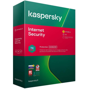 Kaspersky Internet Security 2021 - 3 Postes / 1 An code à l'intérieur d'un paquet