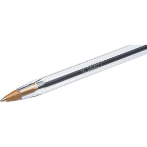 BIC Cristal Original Stylos-Bille (Pointe Moyenne (1 mm) / Parfait pour l'Ecole et au Bureau) - Rouge, Boîte de 50